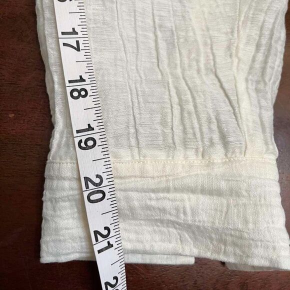 Vintage Michael Michael Kors yellow linen button down blouse size M/M - Picture 10 of 16